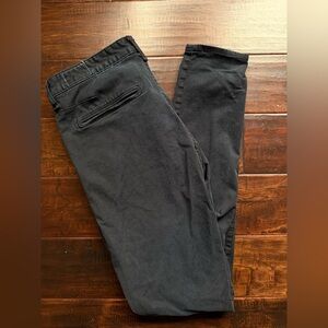 Rag & Bone Fit 2 Slim Fit Chino Pants in Faded Black Size 31